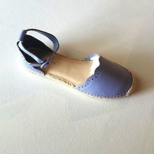 Periwinkle Espadrille with Ankle Strap by Marc Fisher, Size 7.5,